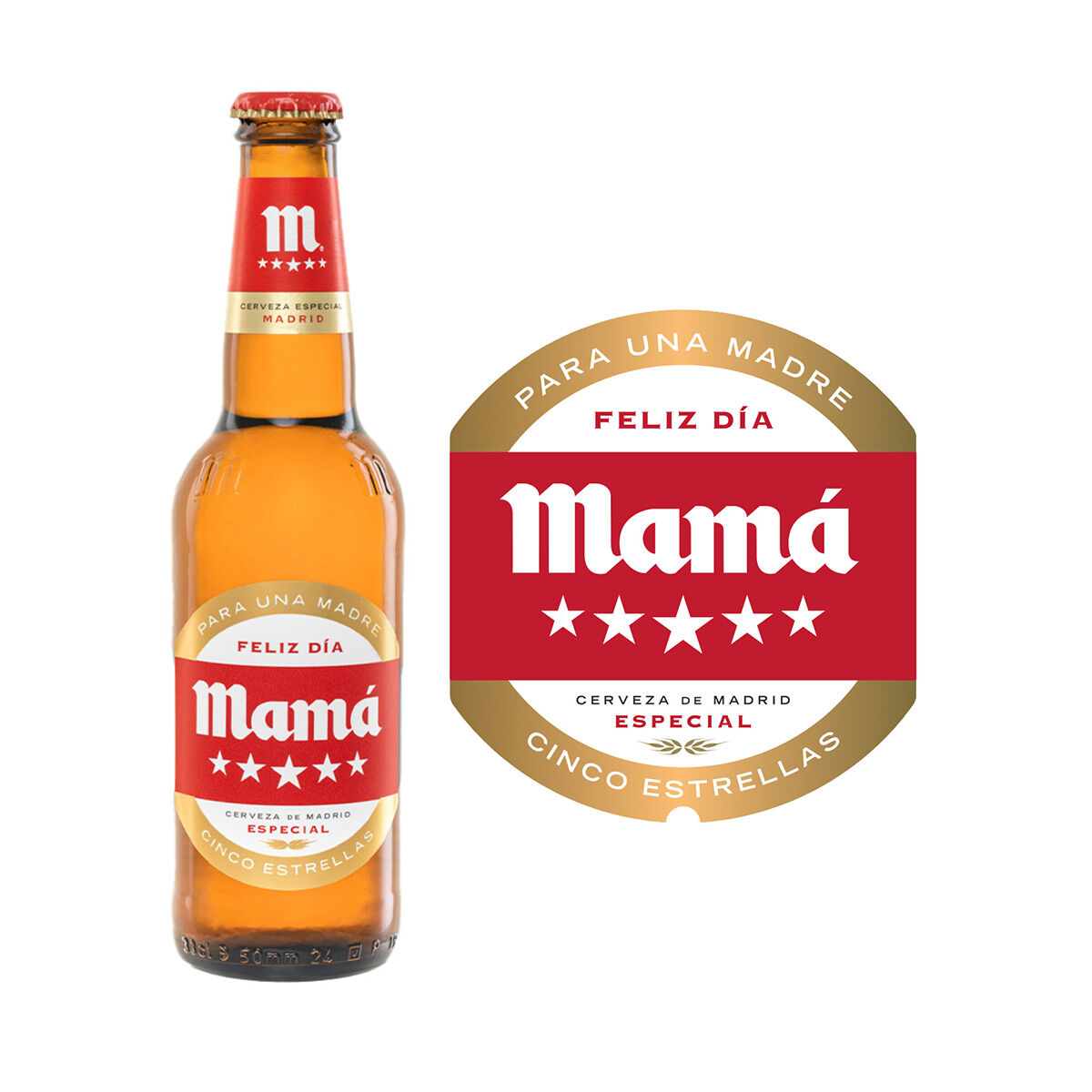 Mahou Cinco Estrellas Edici&oacute;n Limitada Mam&aacute;