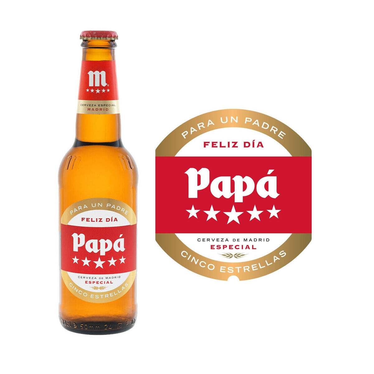 Mahou Cinco Estrellas Edici&oacute;n Limitada Pap&aacute;