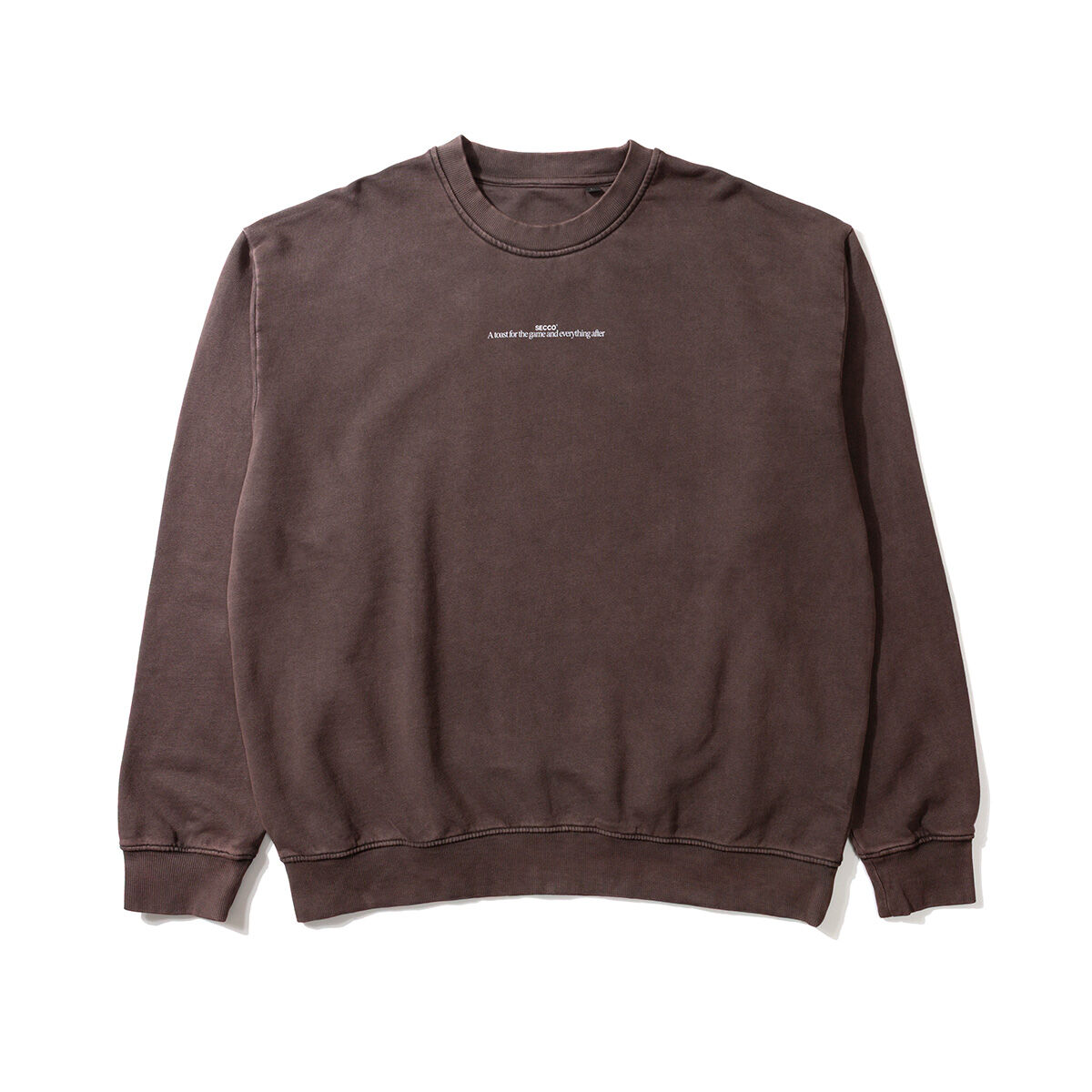 Sudadera Mahou x Secco A toast marr&oacute;n